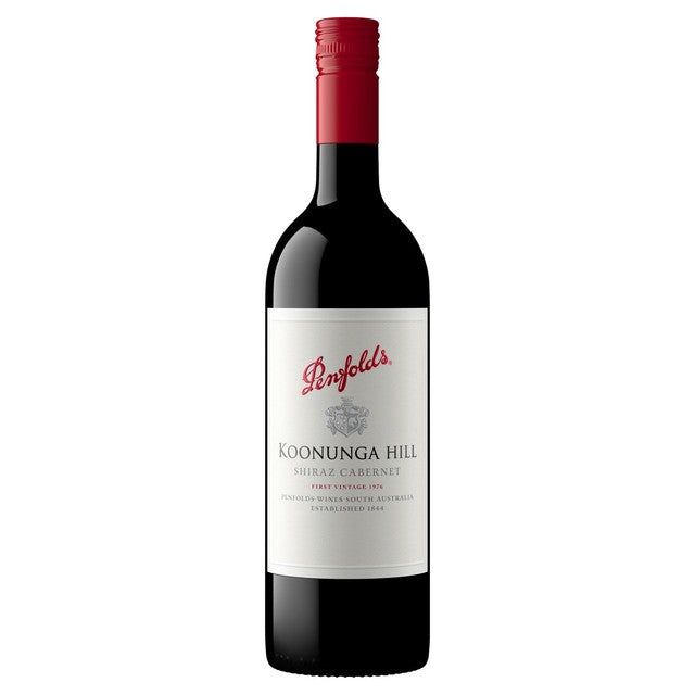 Penfolds Koonunga Hill Red Wine 75cl, imported from the UK