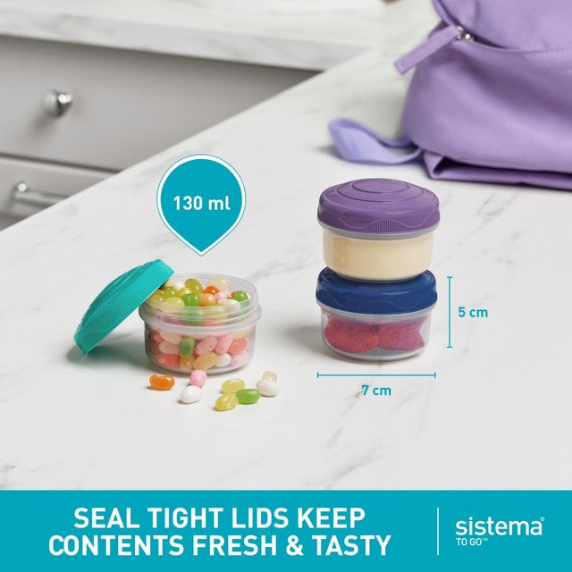 Sistema Mini Bites snack containers, imported from the UK