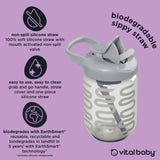 Vital Baby sippy straw cup natural sky 350ml (British brand)