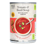 M&S tomato basil canned soup 400g, imported from the UK