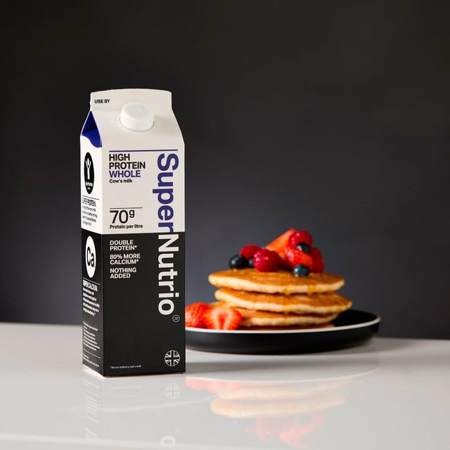 St Helens Farm SuperNutrio high protein whole cow's milk 1L (British brand)
