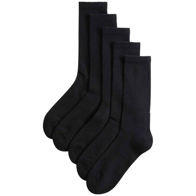 M&S Goodmove Cool & Fresh sports socks size 6-8 black - British product