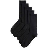 M&S Goodmove Cool & Fresh sports socks size 6-8 black - British product