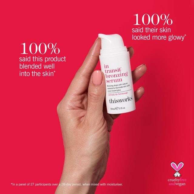 This Works In Transit Bronzing Serum 30ml (British brand)
