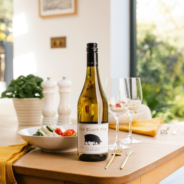 Virgin Wines Black Pig Sauvignon Blanc white wine 75cl (British brand)