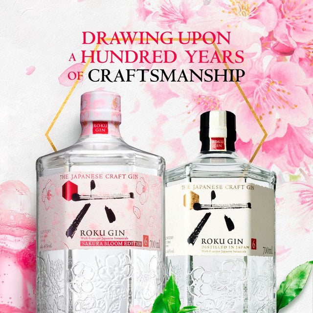 Roku Sakura Bloom Edition Japanese craft gin - British product