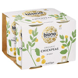 Biona Organic Canned Chickpeas 4 x 400g - British product