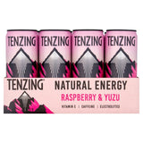Tenzing energy drink raspberry and yuzu 12 x 330ml cans (British brand)