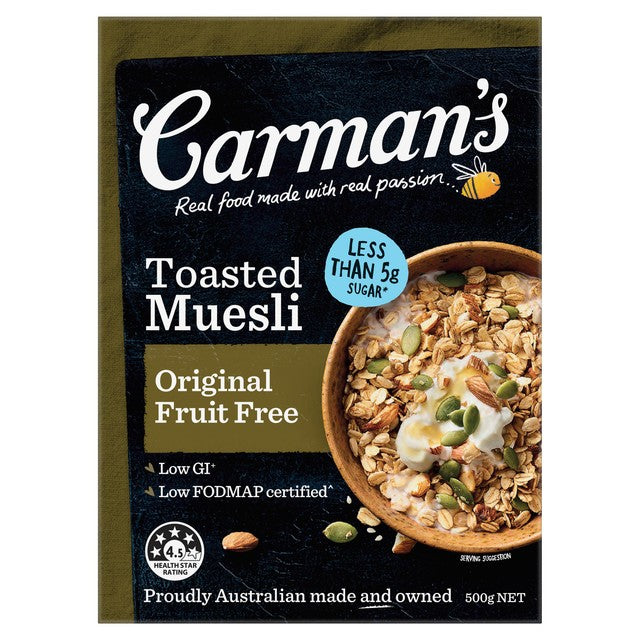 Sapphire Carmans Original Muesli 500g box - British product
