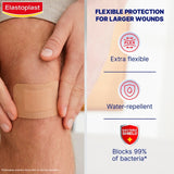 Elastoplast fabric knee and elbow plasters 5x7.2cm - British product