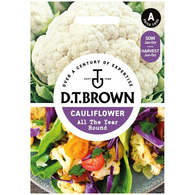 Mr Fothergills D.T. Brown Blumenkohl All Year Round Gemüsesamen 200 Samen