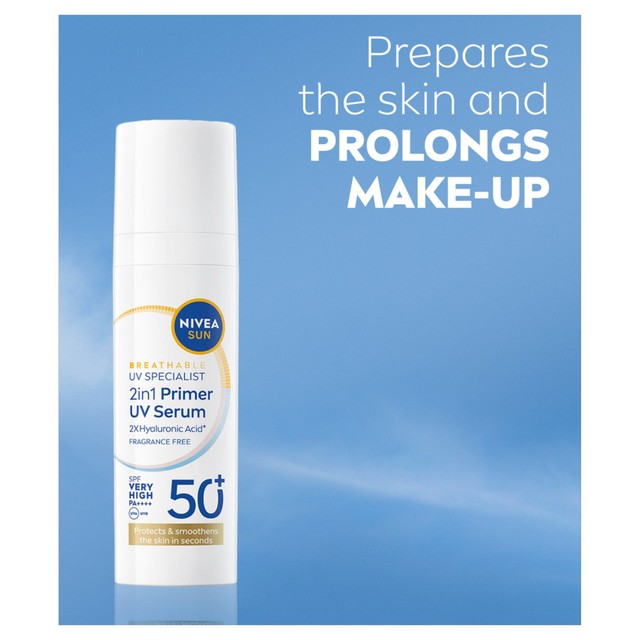 Nivea Sun UV Face Serum SPF50+ 30ml, imported from the UK