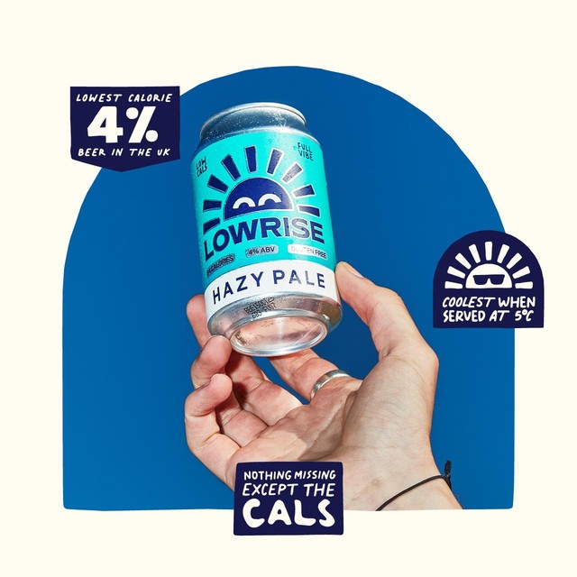 Lowrise Hazy Pale Ale 330ml, UK version