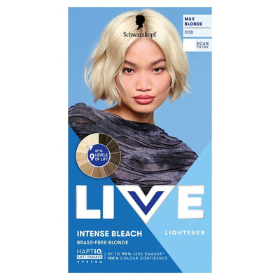 M&S Schwarzkopf LIVE Intense Bleach 00B Max Blonde Hair Lightener- Buy online at McGrocer