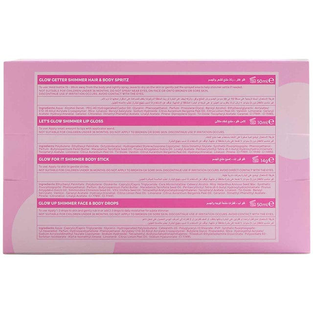 M&S Womens Bloom Body Shimmer Set four-piece set (British brand)