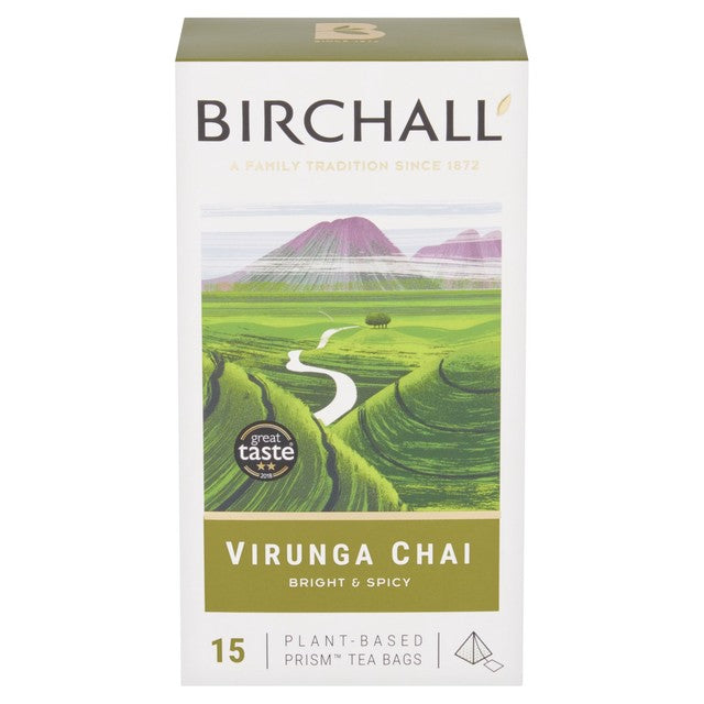 Birchall Tea Virunga Chai tea bags 15 bags - British product