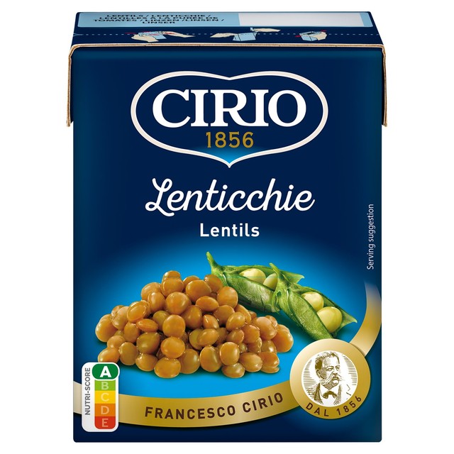 Cirio pre-cooked lentils 380g - British product
