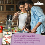 Natures Aid pure coconut oil 250ml, imported from the UK