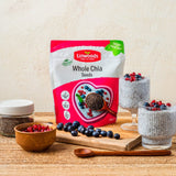 Linwoods organic whole chia seeds 400g, UK version