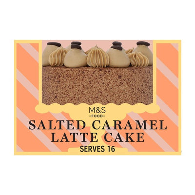 M&S Salted Caramel Latte Dessert Cake 1.17kg