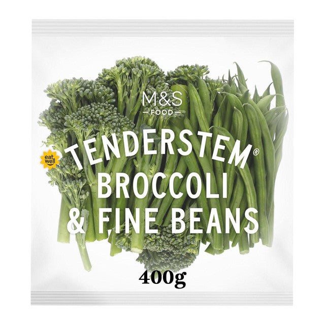 M&S Tenderstem Broccoli and Fine Beans 400g, imported from the UK