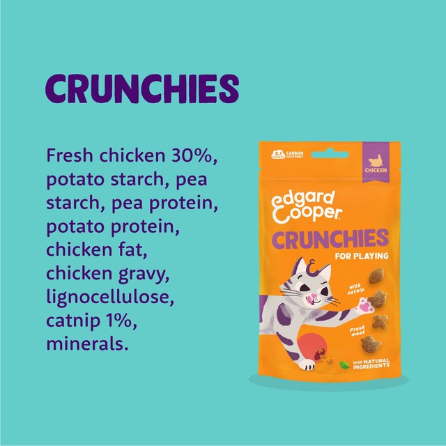 Edgard & Cooper Cat Treats with Chicken 50g - British product