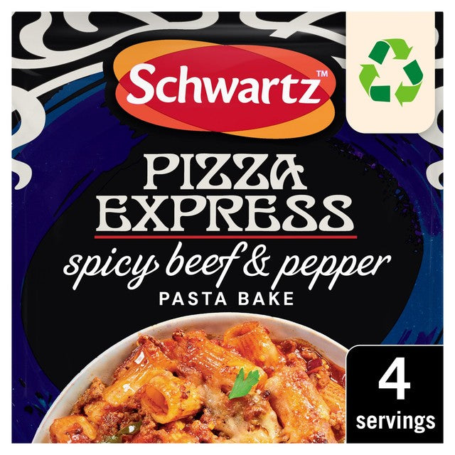Schwartz Spicy Beef & Pepper Pasta Bake Recipe Mix 30g (British brand)