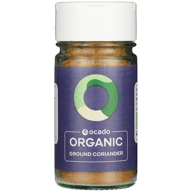 Ocado ground coriander spice 40g, imported from the UK