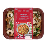 M&S Singapore noodles 400g, imported from the UK