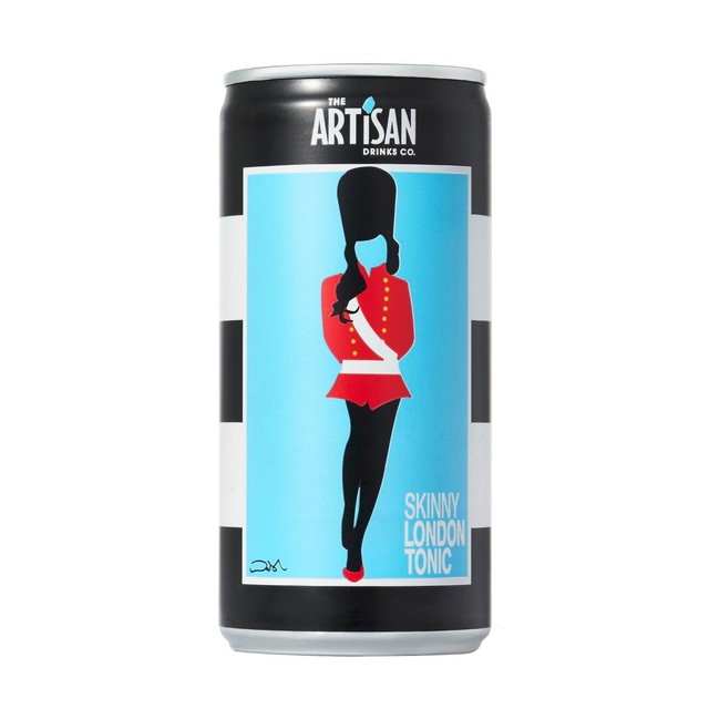 Artisan Drinks Co Skinny London Tonic Water 6 x 200ml cans - British product