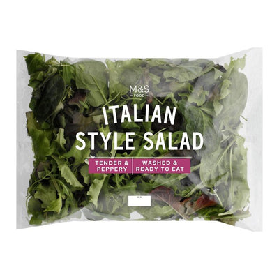 M&S Italienischer Stil Pfeffriger Babysalat 140g