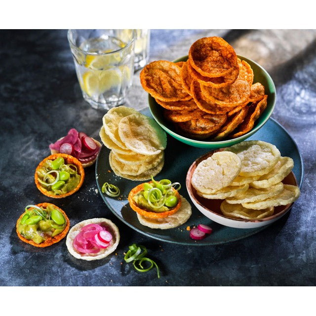 M&S sea salt vinegar popped potato snacks 80g, imported from the UK