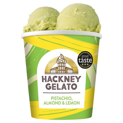 Hackney Gelato Pistachio, Almond & Lemon Gelato 460ml