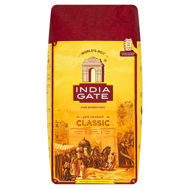 India Gate Classic Pure Basmati Rice - British product