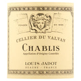 Louis Jadot dry white Chablis wine, unoaked Chardonnay, UK version