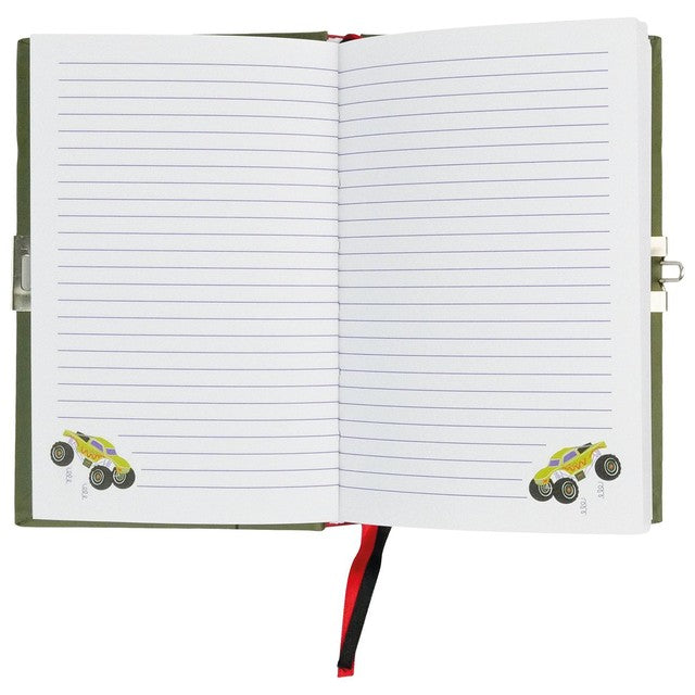 Floss & Rock Scented Secret Diary Cars Theme 10x15cm - British product