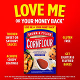 Brown & Polson cornflour, gluten-free thickening agent (British brand)
