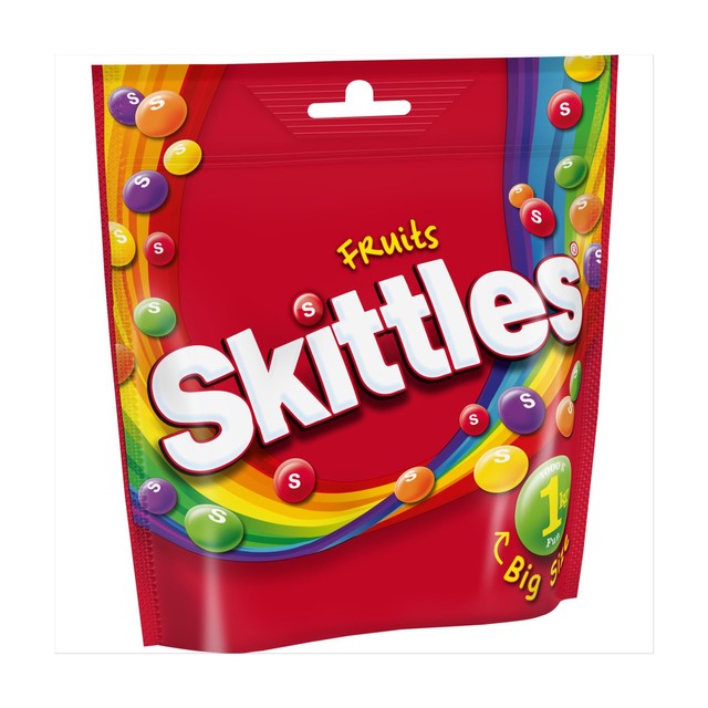 Skittles fruit flavoured chewy sweets 1000g (British brand)