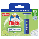 Toilet Duck Fresh Discs Lime toilet gel holder 36ml - British product