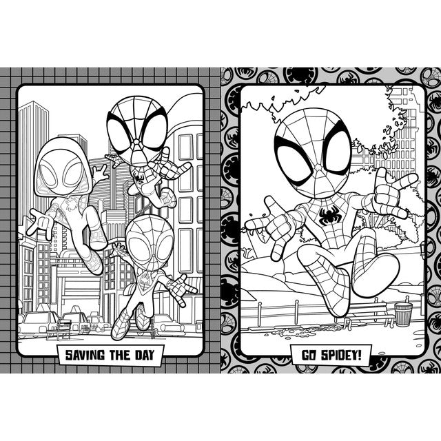 Igloo Books Spidey Super Colouring book with stickers and pens, UK version