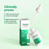 Simple repair face serum with pro-ceramides and omega (British brand)