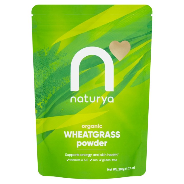 Naturya organic wheatgrass powder 200g, imported from the UK