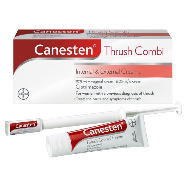 Canesten thrush internal and external cream combi 5g and 10g - British product