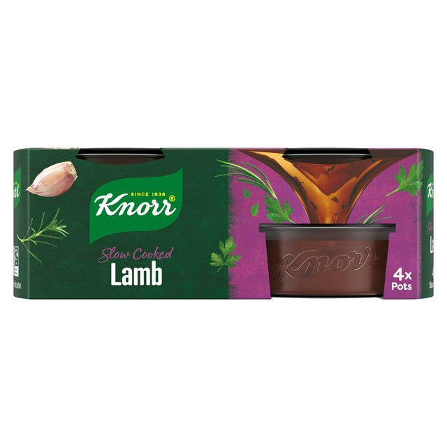 Knorr Lamb Stock Pots 4 x 28g, UK version
