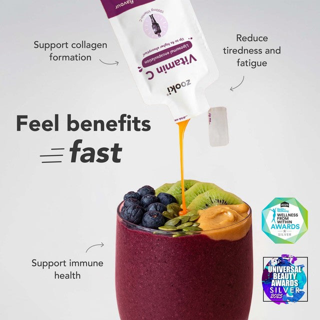 Zooki liposomal vitamin C acai berry sachets - British product