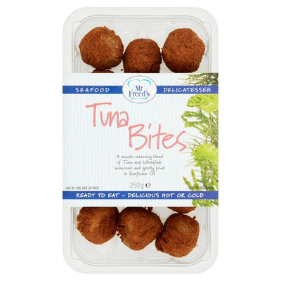 M&S Mr Freed's Tuna Bites Tuna and Whitefish Blend Snack 250g- Buy online at McGrocer