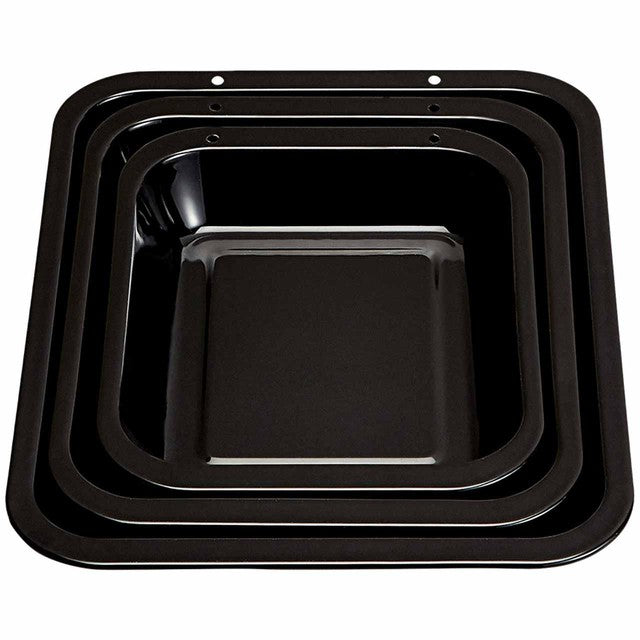M&S Vitreous Enamel Roaster Set 3-Pack, imported from the UK
