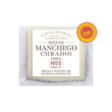 M&S Manchego Curado hard cheese 200g, imported from the UK