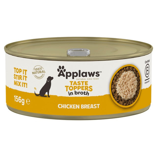 Applaws chicken in broth dog food topper 156g - British product
