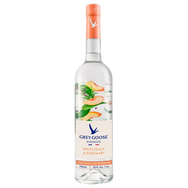 Grey Goose Essences White Peach Rosemary vodka 700ml, UK version